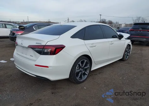 2025 Honda Civic Hybrid Sport/Sport Touring из США, поврежденный, VIN 2HGFE4F82SH355073